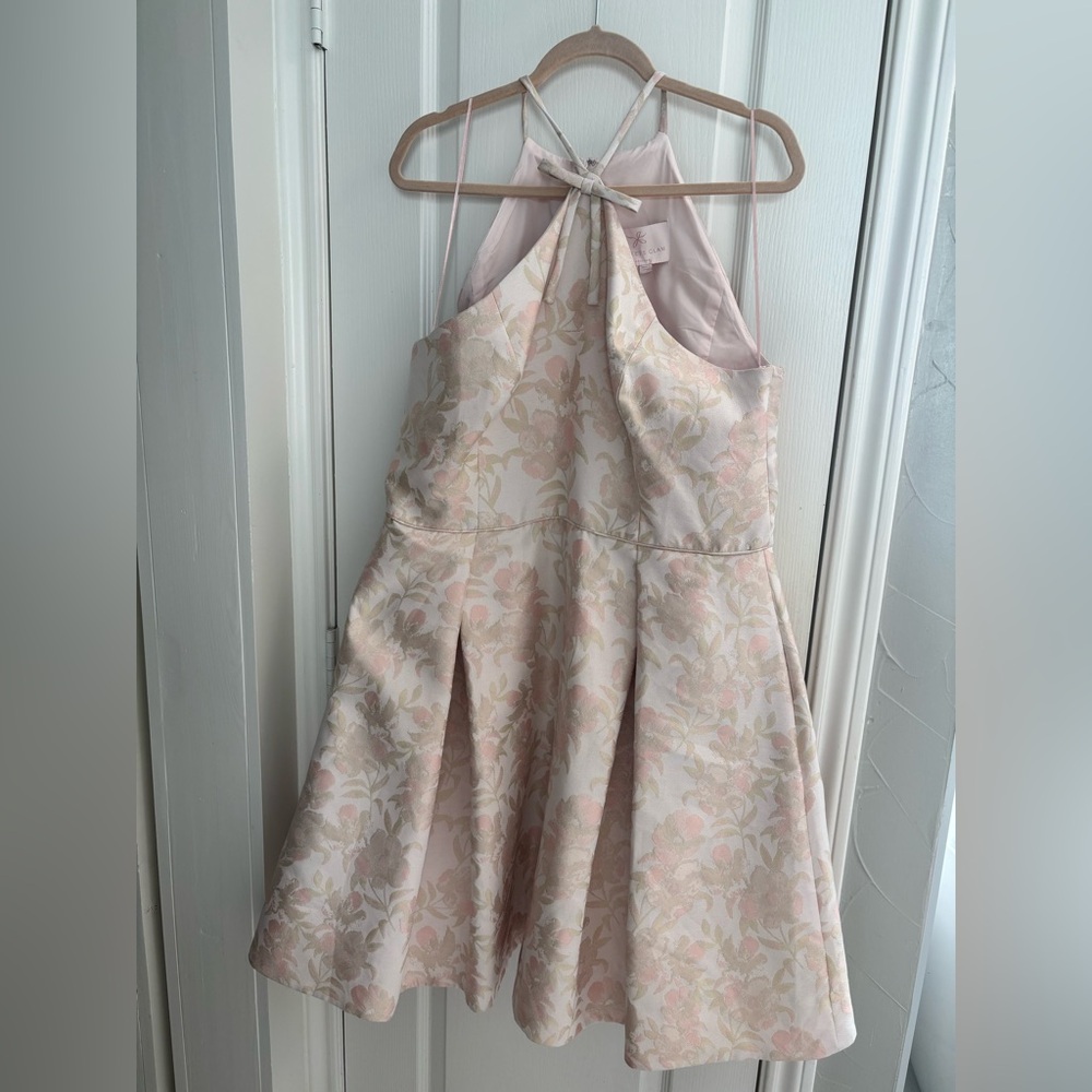 Gal Meets Glam Jacquard Bow Dress
